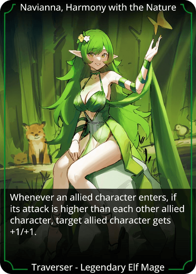 Traverser card example